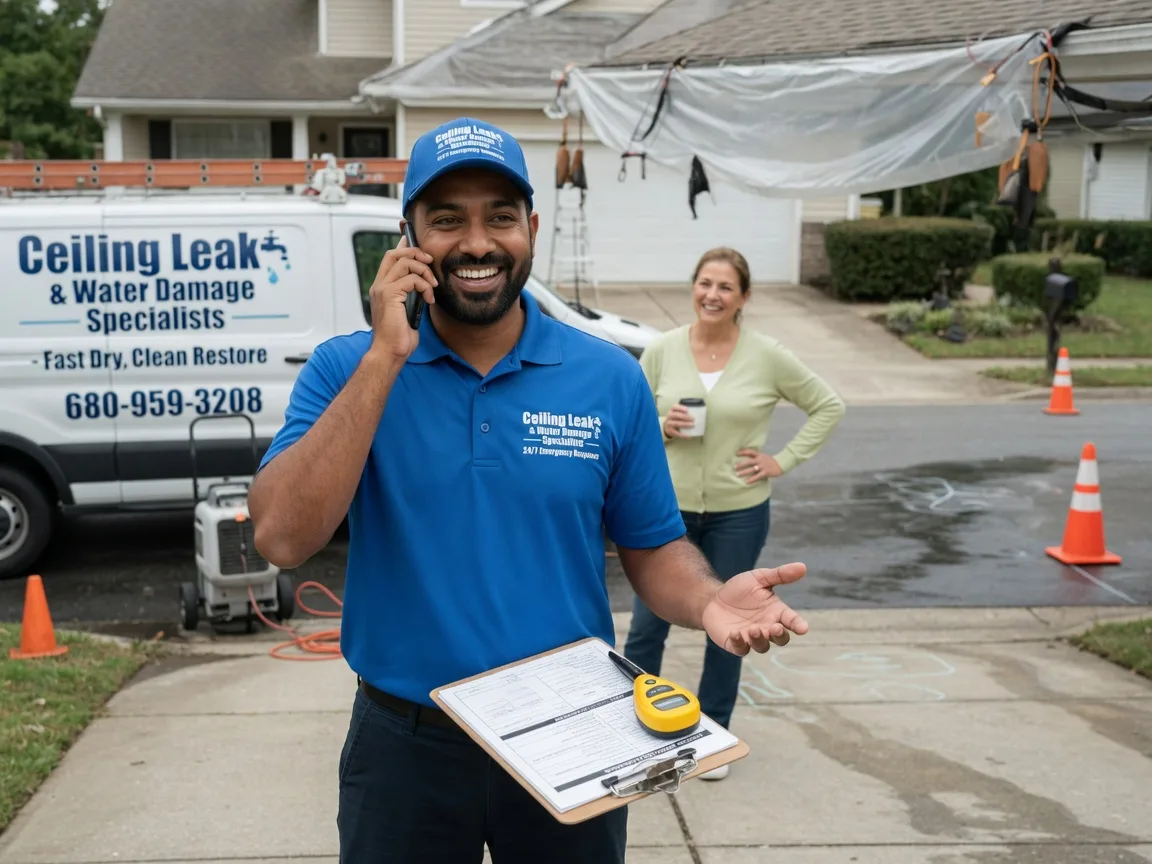 Ceiling Leak Cleanup Lake Hiawatha, NJ FAQs